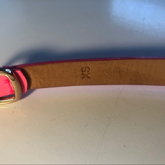 ⚡️J Crew Pink Belt Size XS - Picture 4 of 6